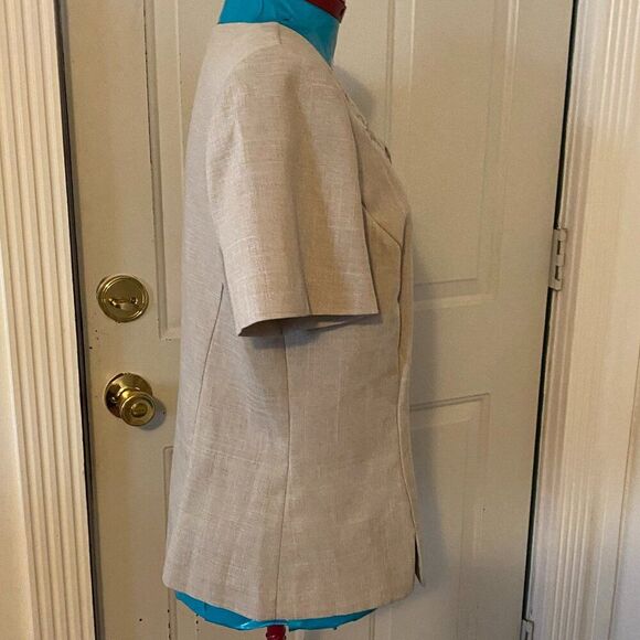 Sag Harbor 2 Piece Short Sleeve Top and Slacks Women Size 12 - Picture 4 of 13